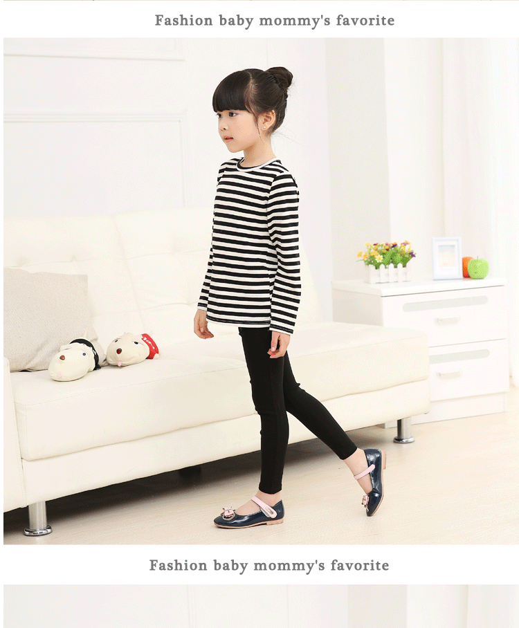 Winter Customized High Quality Non-fading Cute Girls Children's Leggings Children's Trousers