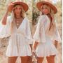 high quality ins fashion designer summer adult batwing sleeve sexy clothes women lace S-XL clothing one-piece casual mini dress