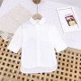 Conyson Fashion Little Girls Clothes Vest long Sleeve Button Turn-down Collar Shirt Dress 2 Pcs Casual Cute Girl Outfits Set