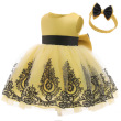 Black with yellow