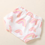 Conyson Wholesale Cotton Gauze Infant Flutter print bowknot Suit Baby kids girls Summer Clothing Rompers Sleeveless rompers