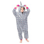 Wholesale Fleece Cartoon Winter Sleepwear Children Rompers Pajamas Kids Animals Pajamas