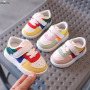 Conyson wholesale toddler kids spring patchwork Korean fashion boutique designer running sport shoes infant boy girl sneaker