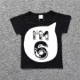Conyson hot sale Fashion boutique Children's baby Korea kid print number low moq shirt wear Summer boy Girl clothing Top T-shirt