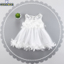 Conyson Wholesale Hot Sale 2022 Summer Cool Sweet Beach Kids Clothes Cute Lace Sleeveless Baby Girls Cotton Birthday Mini Dress