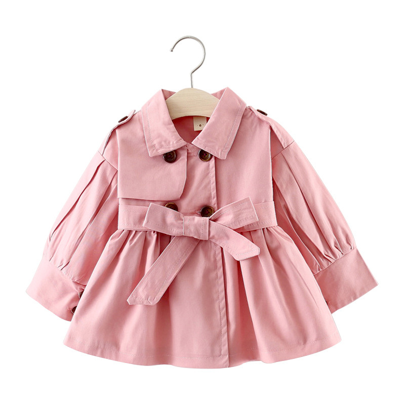 2021 new pretty and cute Korean design autumn winter girl's coat jacket windbreaker casual clothing for children
