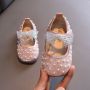 Conyson Fashion Factory Direct Princess Bow Baby Princess Dress Shoes Sweet Bow Infant Prewalker Soft Sole Baby Girls Shoes