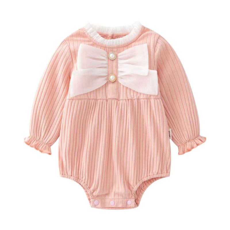 Conyson Infant Baby Girls Clothes Shorts Sleeve Bow Outdoor Clothing Cut Prince Baby Girl Romper