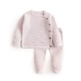 2022 Autumn Winter 100% Cotton Knitting Sweater Baby Sets Warm Botton Long Sleeve Top Pants 2pcs Newborn 0-3 Years Baby Clothes