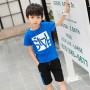 2021 Summer Boy Short Sleeve Pants Children Sports Kids Clothes New Style Fashion Children Clothing Casual Slim Boys Suit