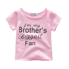 Conyson Wholesale Low Price Fashion Ripped Summer Boutique Little Girl 1-5 Years Cute Print Short Top+Jeans Girls Matching Set