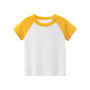 Conyson Summer Hot Unisex Kids Plain Western Short Sleeve Polo Custom Blank T-shirt 100% Cotton Clothes for Kids Boys and Girls