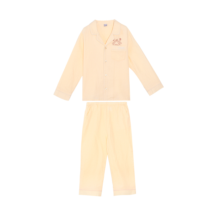 Summer Kids Blank Pajama Sets Short Sleeve Pyjamas Kids Cartoon Kids Pajamas 100% Cotton