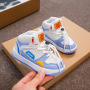 Conyson high quality kids spring autumn Korean fashion boutique designer running sport shoes boy girl Outdoor pu leather sneaker