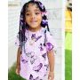 Conyson Baby Girls Cute Butterfly Print Suit Short Biker Leopard Print Summer Clothing Set Outfits For Kids Designer Clothes
