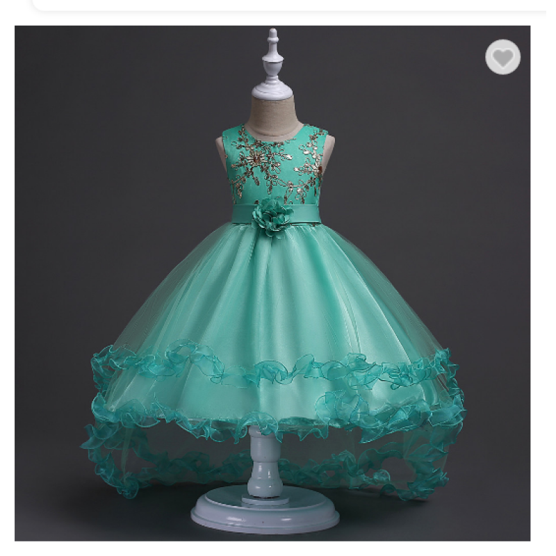 Conyson High Quality Elegant Party Evening Dress Princess Mesh Wedding Christening Gowns for Little Girls