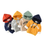 Fashion New Hot Sale Discount Price Plus Cashmere Children's Winter Warm Child Hoodie Set