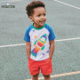 Conyson Wholesale Summer Cotton Kids Boys Clothing Sets Carton Printing Short Sleeve T-Shirts Shorts 2pcs Casual Outfits