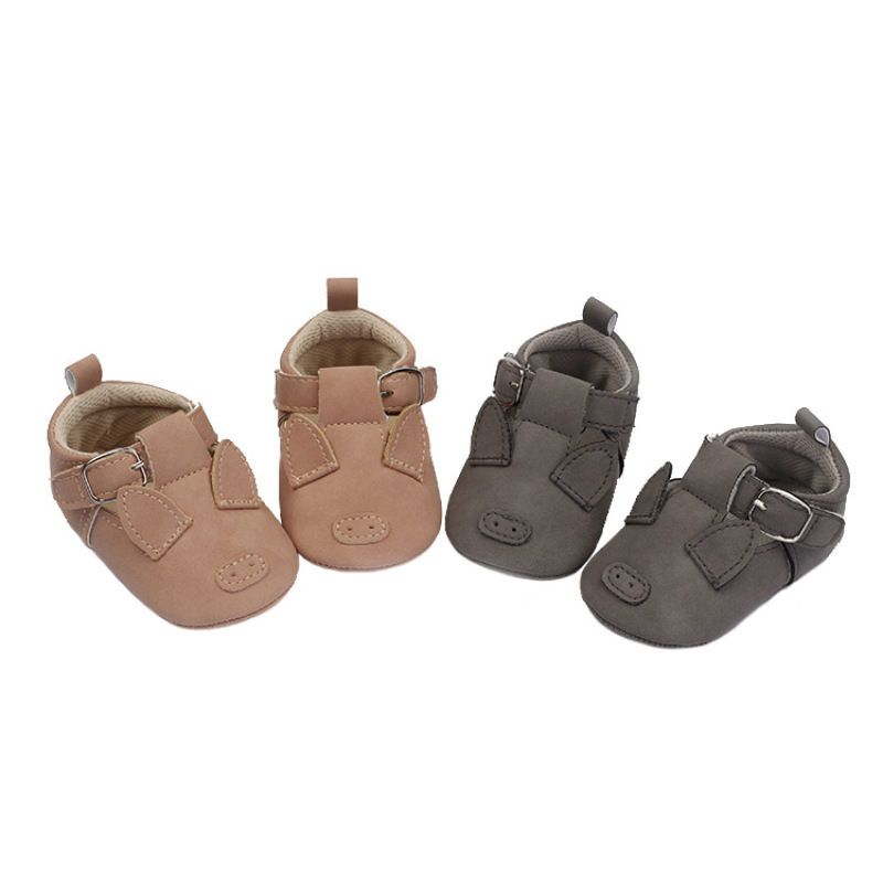 Conyson Animals Cartoon Newborn Infant Toddler Shoes Soft Leather Lovely Comfortable Unisex Single Shoes