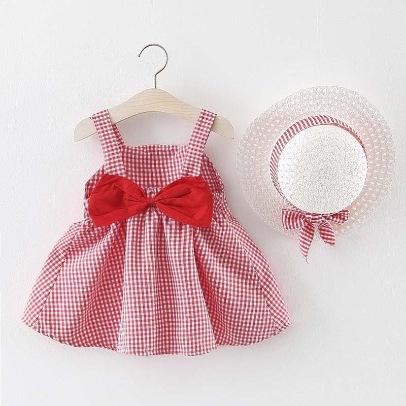Wholesale Bohemian Collarless Woven Korean Baby Girls New Floral Two Piece Set Princess Dress