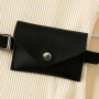 Conyson Kids Clothes Solid Color Round Neck Sleeveless Straight Knitted Dress Waist Belt Bag Set Summer Girls Dresses