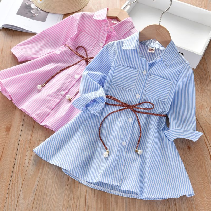Conyson New Newborn Baby Clothes Girl Dress Summer Kids Clothing Cotton Rainbow Striped Halter Sleeveless Princess Vest Dresses