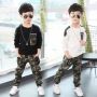 Latest Boys Autumn Winter 2 Peice Sets Children Boy Camouflage Suit Kids Boy Long Sleeve Clothes Sets