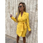 Online order ready to ship one piece solid color woman clothes loose fashionable women elegant suit dresses long for office work