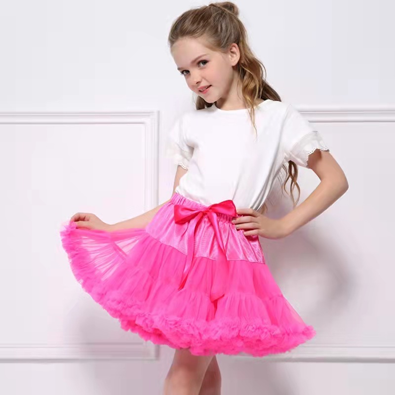 Conyson Wholesale Summer Tutu Skirt Fluffy Children Ballet Skirts Party Princess 1-5 Years Old Girl Tulle Clothes Dresses