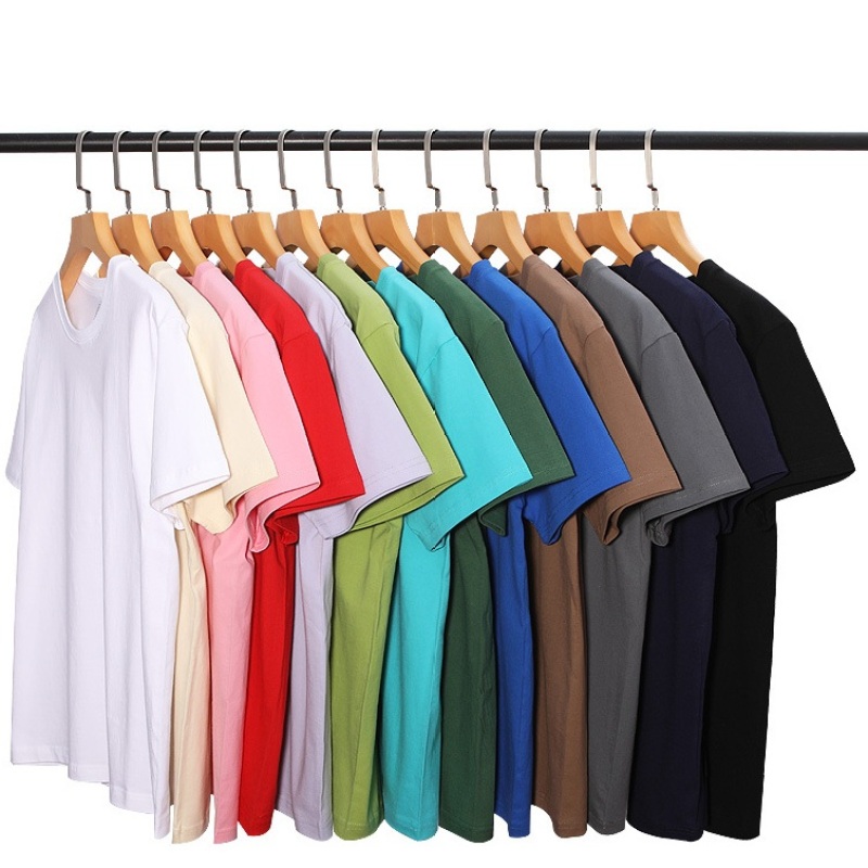 High quality fashion logo customized designer Heavy Weight Oversized men clothes blank cotton T shirt women clothing T-shirts