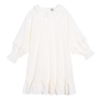 hot sale New fashion cotton lace ruffle nightgowns for girls kids clothes girl's dress