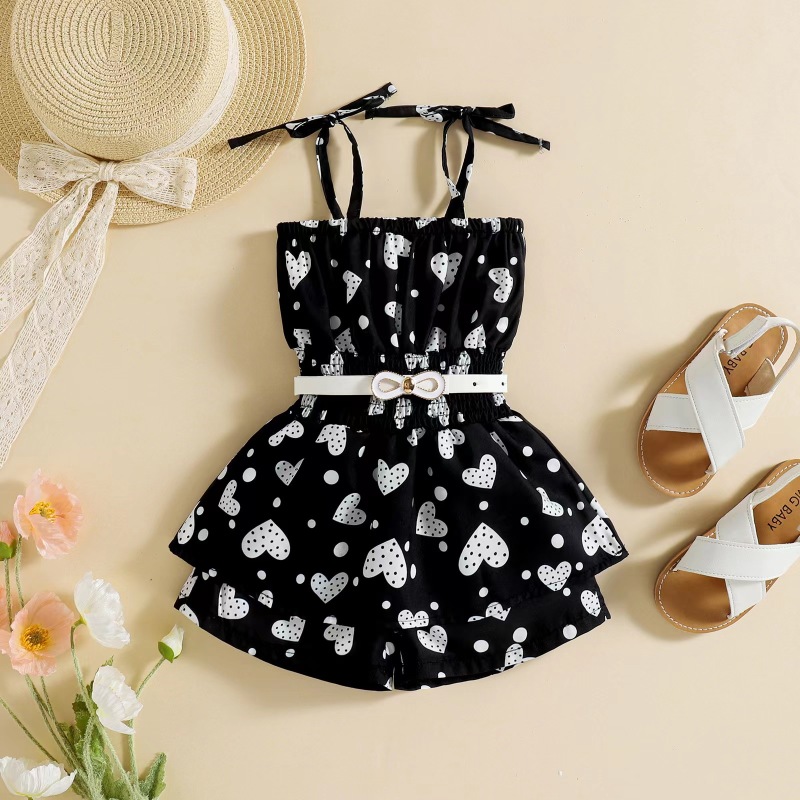 Conyson New Toddler Girl Clothes Customized Logo Girls Solid One Piece Jumpsuit For Little Girls Toddler Bodysuits