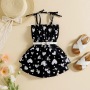 Conyson New Toddler Girl Clothes Customized Logo Girls Solid One Piece Jumpsuit For Little Girls Toddler Bodysuits
