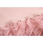 Conyson Wholesale High Quality Spring Mesh Baby Clothing Sets Knit O-Neck New Designers Long Sleeve Girls Princess Dress
