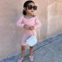 Conyson New Hot Fashion Kids Clothes Boutique Summer Bodysuits Kids Casual Custom Baby Girls Sleeveless One Piece Solid Jumpsuit