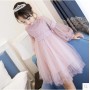 Hot Sale Latest Design Princess Long Sleeve Baby Girl Summer Flower Girl Frock Dress For Kids Girls