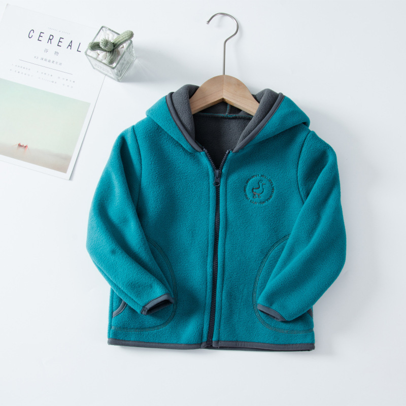 Conyson hot sale autumn kids clothes fashion polar fleece designer fall warmly casual clothing 2022 wholesale boys girls hoodie