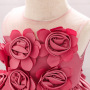 CONYSON rts hot sale korean boutique fashion toddler baby kids big girls birthday clothing princess flower night party dresses