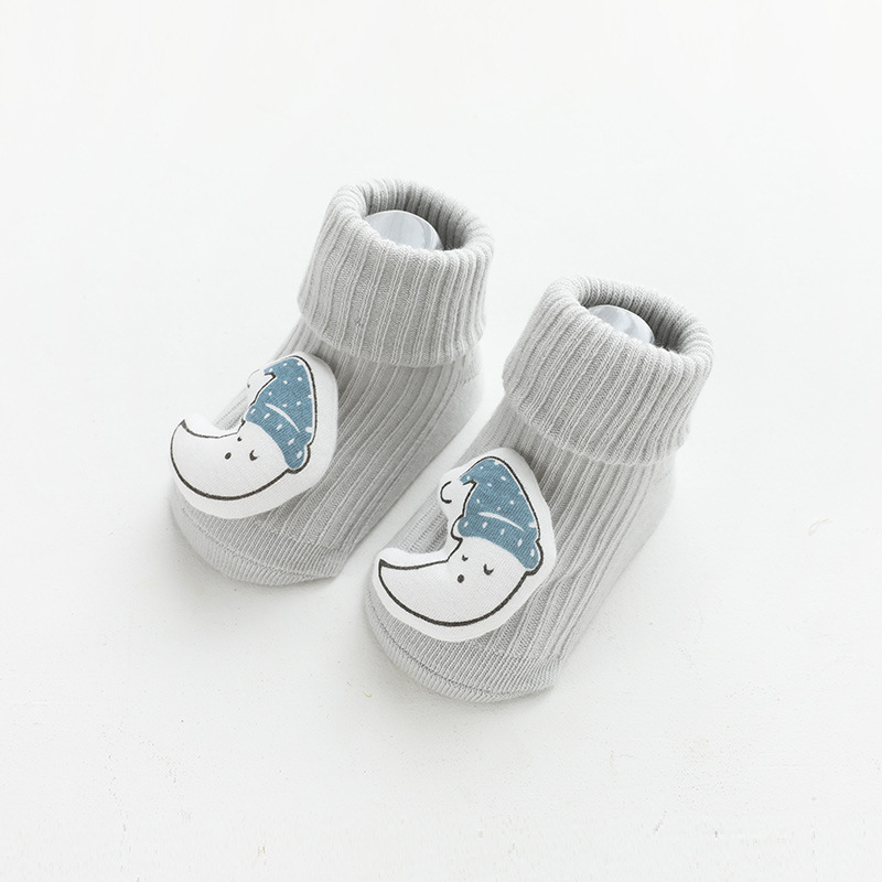 Conyson Winter Cute Cartoon Accessories Baby Stocking Cotton Household Warm Knitted Baby Socks Toddler Loose Children Socks