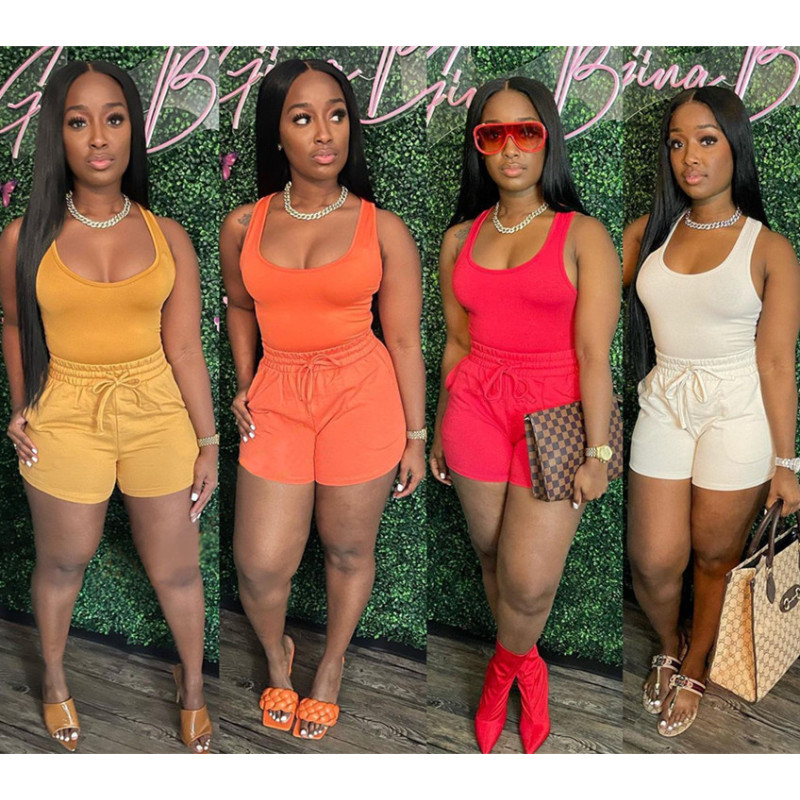 Conyson Summer Gym Wear Seamless New design Fitness Sexy Lounge wear Sweatsuit Women Cozy Jogger Two Pieces Clothing set women