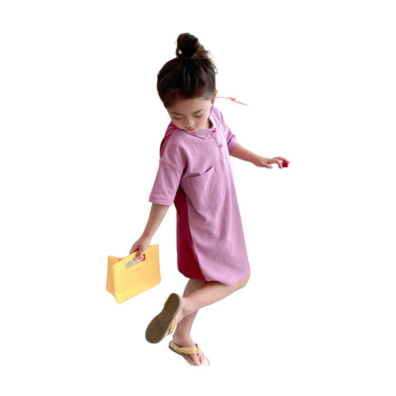 Conyson Wholesale 2023 Korean High Quality Vintage Costume Casual Summer Cotton Short Sleeve Fairy 2-8 Years Kids Clothing Dress
