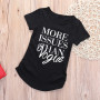 Summer New Children Solid Color Short-sleeved Letter Print T-shirt Girls Popular Design Young Girl Baby T-shirt Top Clothing