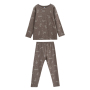 Children warm clothes cotton comfortable fabric unisex kids plain pajamas boys sleepwear