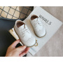 Conyson New Spring Autumn Children Leather Shoes for Boys Girls Casual Shoes Kids Soft Bottom Casual Outdoor Shoes Baby Sneakers