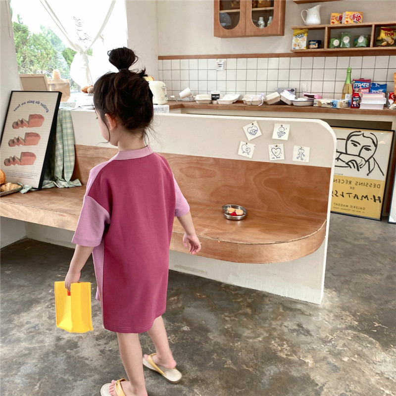 Conyson Wholesale 2023 Korean High Quality Vintage Costume Casual Summer Cotton Short Sleeve Fairy 2-8 Years Kids Clothing Dress