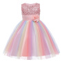 Girl Sequin Tutu Girl Performance Party Princess Dress Gauze Wedding Dress Flower Baby Girl Dress