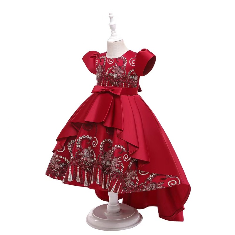 Conyson 2023 Little Kids Ball Gown Flower Girls Christmas Short Evening Frock Design Baby Birthday Party Princess Dresses