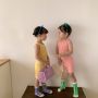 Autumn Style Girls Kids Pure Home Wearing Set Newborn Infant Toddler Baby Girls Knitted Casual Home Wear Kid Clothes