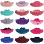 Conyson Wholesale Patchwork Girl Dress Dance Mini Ruffles Birthday Princess Kids Solid Skirts Ball Gown litter Girls Tutu Skirt
