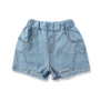 Custom 3-8Years Casual Pockets Washed Kids Summer Jean Shorts Little Girls Shorts For Kids